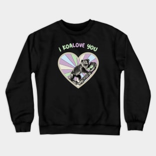 I koalove you - a retro vintage design Crewneck Sweatshirt